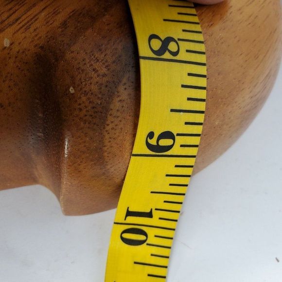 Wooden 3 Way Divided Leaf Shaped Bowl Tray Dish Monkeypod - Picture 10 of 10